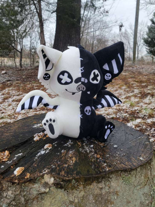 Anthrax Pastel Goth Bat Plushie