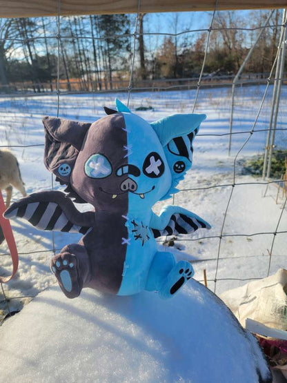 Sweet Cyanide Pastel Goth Bat Plushie