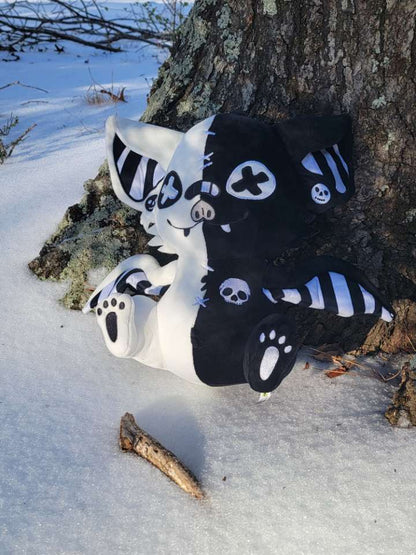 Anthrax Pastel Goth Bat Plushie