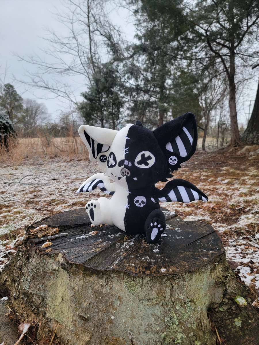Anthrax Pastel Goth Bat Plushie