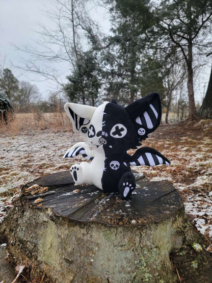 Anthrax Pastel Goth Bat Plushie