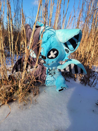 Sweet Cyanide Pastel Goth Bat Plushie